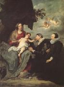 Anthony Van Dyck The Virgin and Child with Donors (mk05) oil painting on canvas